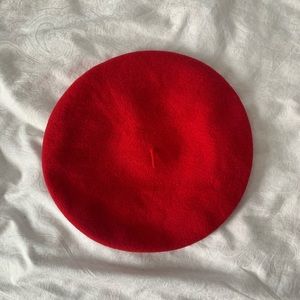 ❤️ 100% wool red beret ❤️